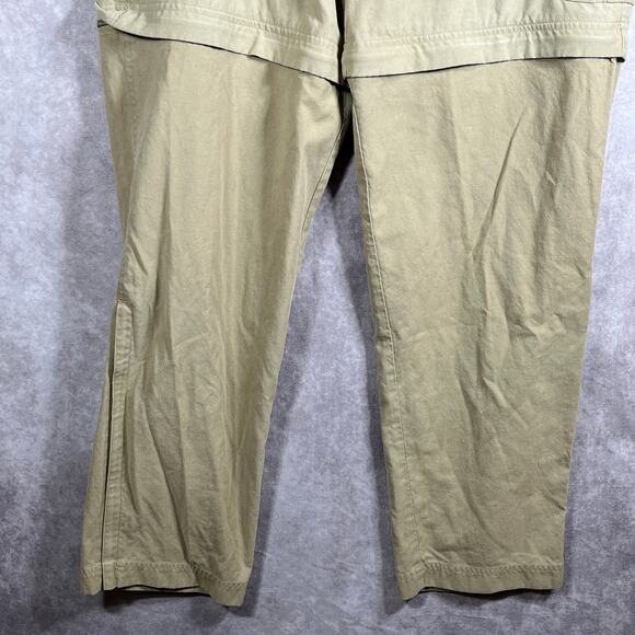 REI Convertible Cargo Pants Mens Size 36 Tan Nylon Hiking Trail Outdoor Gorpcore - Picture 4 of 11